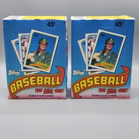 (2) 1989 Topps Baseball Wax Boxes