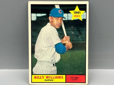 1961 Topps #141 Billy Williams Rookie (HOF) - Cubs