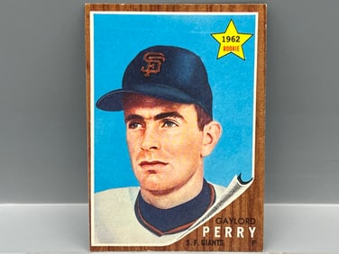 1962 Topps #199 Gaylord Perry Rookie (HOF) - Giants