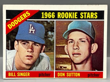 1966 Topps #288 Don Sutton Rookie (HOF)  - Dodgers Rookie Stars