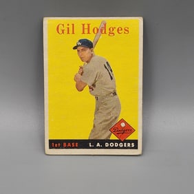 1958 Topps Gil Hodges #162 HOF