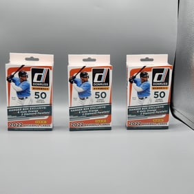 (3) 2022 Donruss Baseball Hanger Boxes