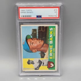 1960 Topps Ernie Banks #10 PSA 3 HOF