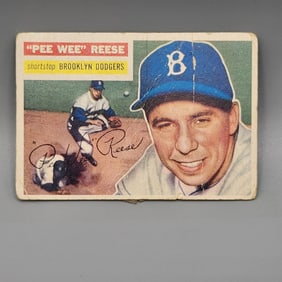 1956 Topps Pee Wee Reese #260 HOF