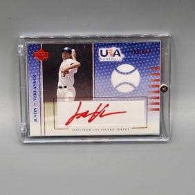 2003 Upper Deck USA Justin Verlander Auto - Pre Dates His Rookie