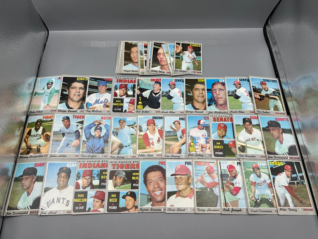 Lot of (45+) 1970 Topps Baseball Cards - Varying Conditions (1 of 3)