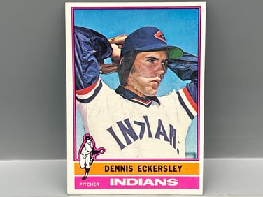 1976 Topps #98 Dennis Eckersley Rookie (HOF) - Indians