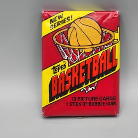 1981-82 Topps Basketball Wax Pack - Bird/Magic 2nd Year