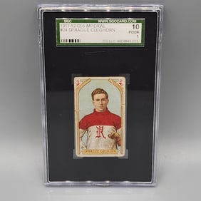 1911-12 C55 Imperial Sprague Cleghorn #24 SGC 1 Rookie - Tough Isse and Piece