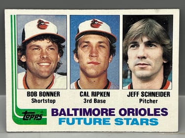 1982 Topps #21 Cal Ripken Jr Rookie (HOF) - Baltimore Future Stars