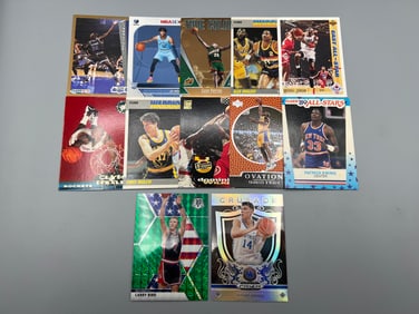 Lot of (12) Assorted Basketball Cards W/ Stars & RCs - Varying Conditions