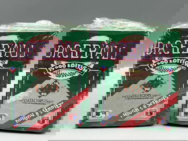 Lot of (2) 1990 Upper Deck High # Series Baseball Factory Sealed Sets