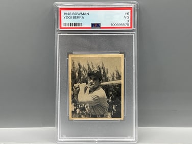 1948 Bowman Yogi Berra RC #6 PSA VG 3