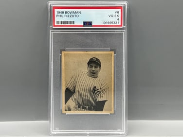 1948 Bowman Phil Rizzuto SP RC #8 PSA VG-EX 4
