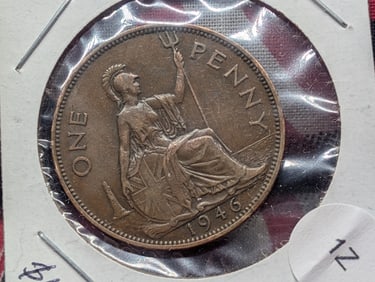 1946 Great Britain Large Penny