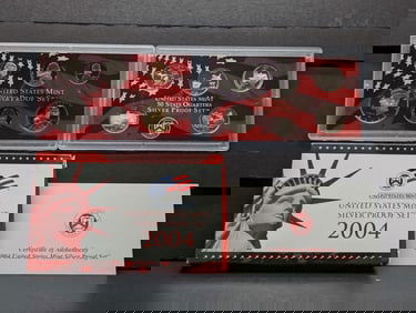 2004-S U.S. Mint Silver Proof Set In OGP With COA