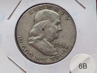 1956 P Franklin Half Dollar
