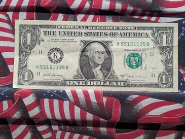 2017-A US $1 Federal Reserve Trinary Note