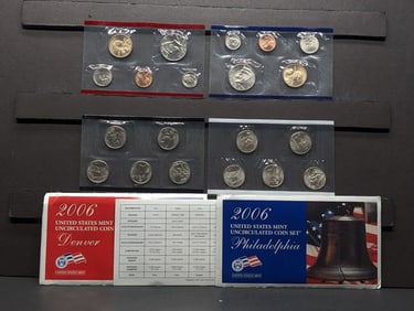 2006 P&D U.S. Uncirculated Coin Set In OGP