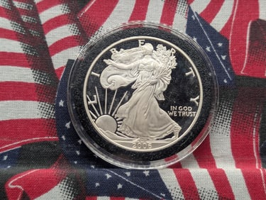 2006-W  American Silver Eagle .999 Fine Silver One Troy Ounce MS in Capsule