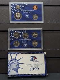 1999 -S U.S. Mint Proof Set In OGP With COA