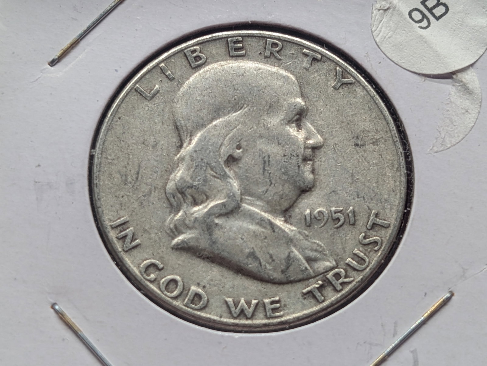 1951-S Ben Franklin Half Dollar: 1951-S Ben Franklin Half Dollar