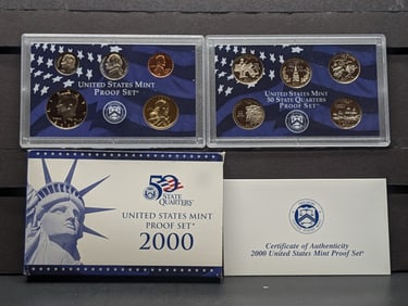 2000-S U.S. Mint Proof Set In OGP With COA