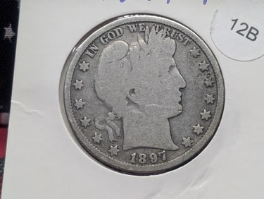 1897-P Barber Half Dollar
