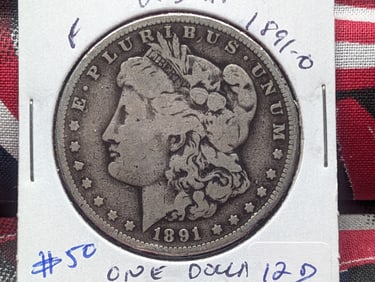 1891-O Silver Morgan Dollar - New Orleans Mint!