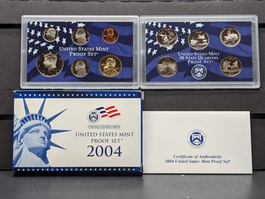 2004-S U.S. Mint Proof Set In OGP With COA