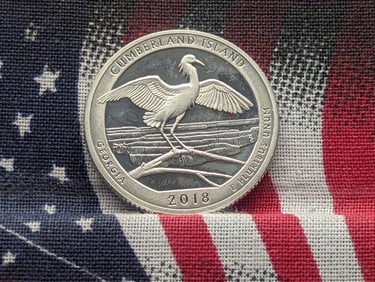 2018-S Cumberland Island Washington Quarter, 90% Silver