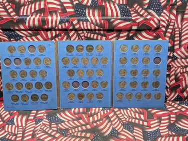 (59) Jefferson Nickels in Whitman Folder, Incomplete Set