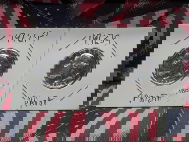 1961 and 1963 Proof Quarters