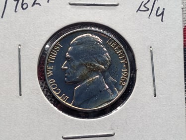 1962-P Jefferson Nickel BU From Mint Set