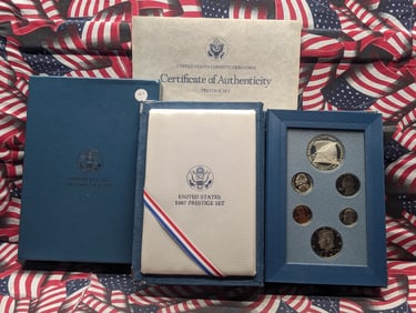 1987-S Prestige Set In OGP With COA