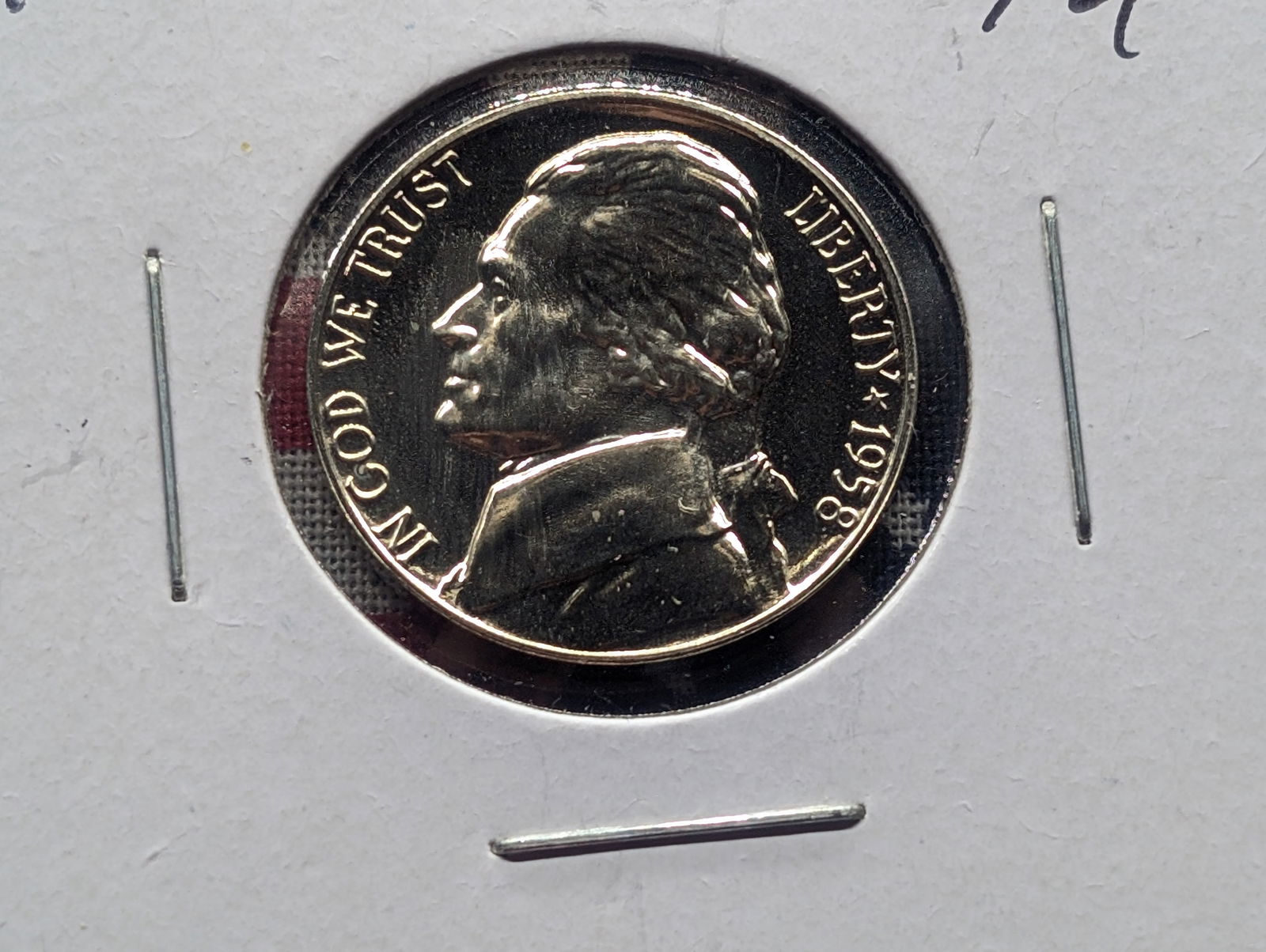 1958-P Jefferson Nickel BU From Mint Set (1 of 3)