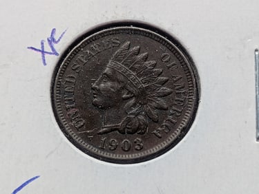 1903 Indian Head Cent-  Strong Liberty w/Two Diamonds