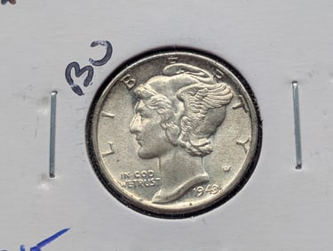 1943-S Silver Mercury Dime