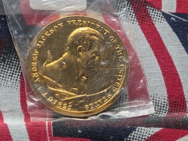 1829 American & Indian Peace Medal - Andrew Jackson