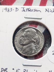 1983-D DDR Jefferson Nickel