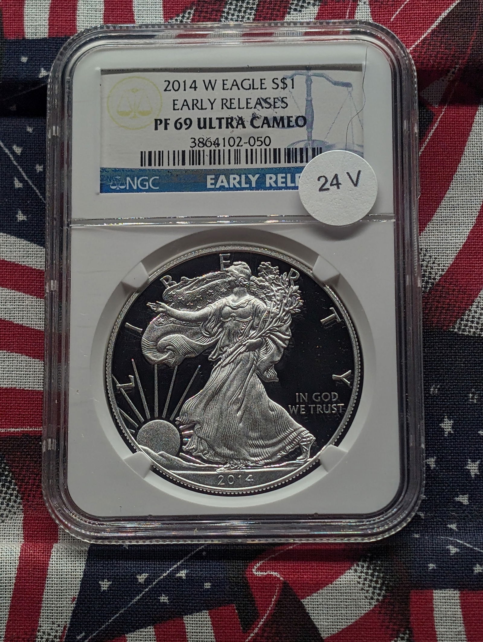 2014-W American Silver Eagle One Dollar, NGC PF 69 ULTRA CAMEO (1 of 4)