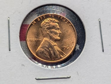 1963 Lincoln Memorial Cent BU From Mint Set
