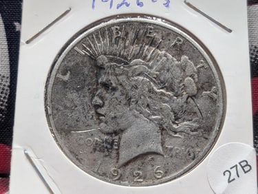 1926-S Peace Dollar