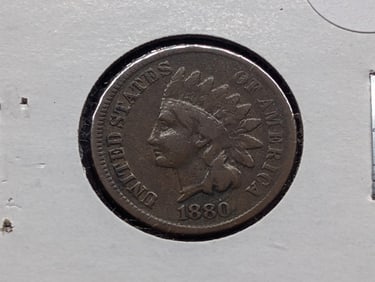 1880 Indian Head Cent