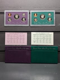 1993-S & 1994-S U.S. Mint Proof Sets In OGP