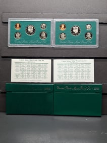 1995-S & 1996-S U.S. Mint Proof Sets In OGP