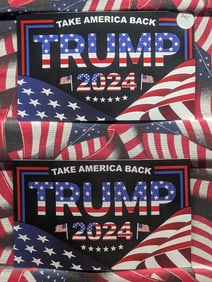 Two Trump Stickers, Perfect For Bumpers-Fridges-Lockers, etc, 5X3, New