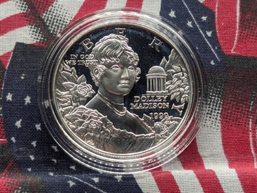 1999-P "Silver" Dolley Madison Dollar Commemorative - 90% Silver
