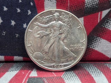 1942-P Walking Liberty Half Dollar Higher Grade