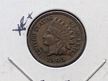 1905 Indian Head Cent -  Strong Liberty w/Two Diamonds